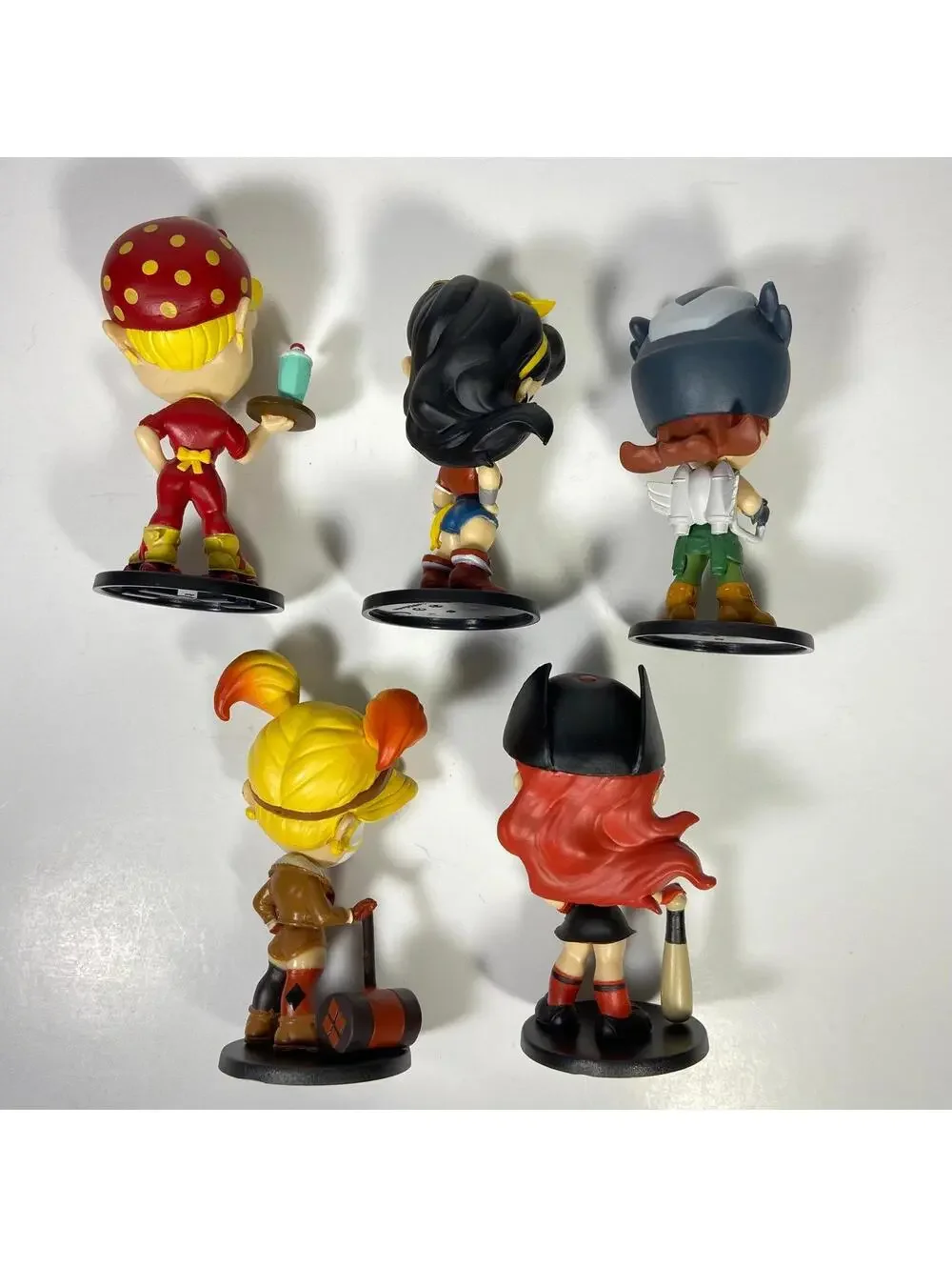 3” 2016 Cryptozoic DC Comics Lil Bombshells Series 1 Figure Lot Of 5